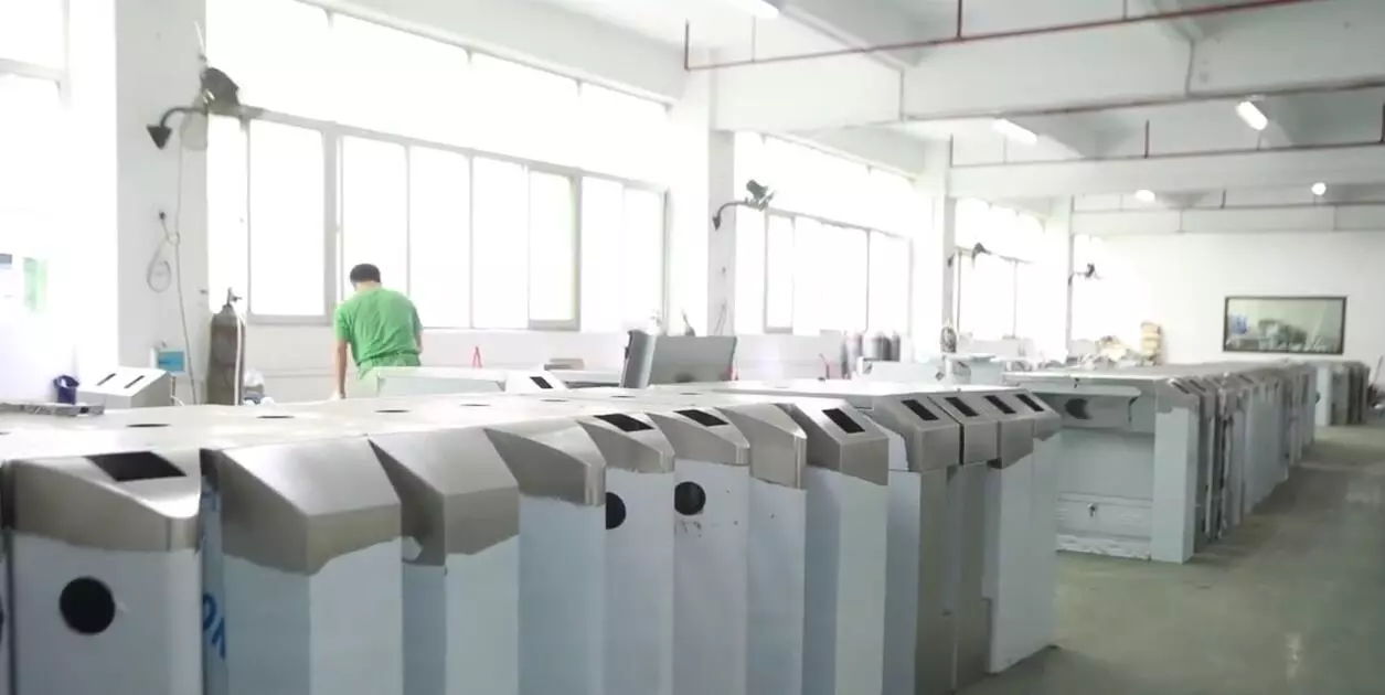 Biometric Access Swing Turnstile /Cabinet Stadiums Gate Barriers/ Esd Checker Gate